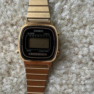 Casio Gold Tone Women's Watch #LA670W